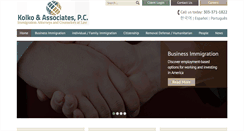 Desktop Screenshot of kolkoassociates.com