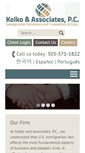 Mobile Screenshot of kolkoassociates.com